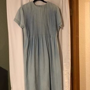 Faded Denim long dress
